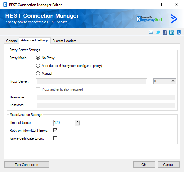 Active Campaign Connection Manager - Advanced Settings